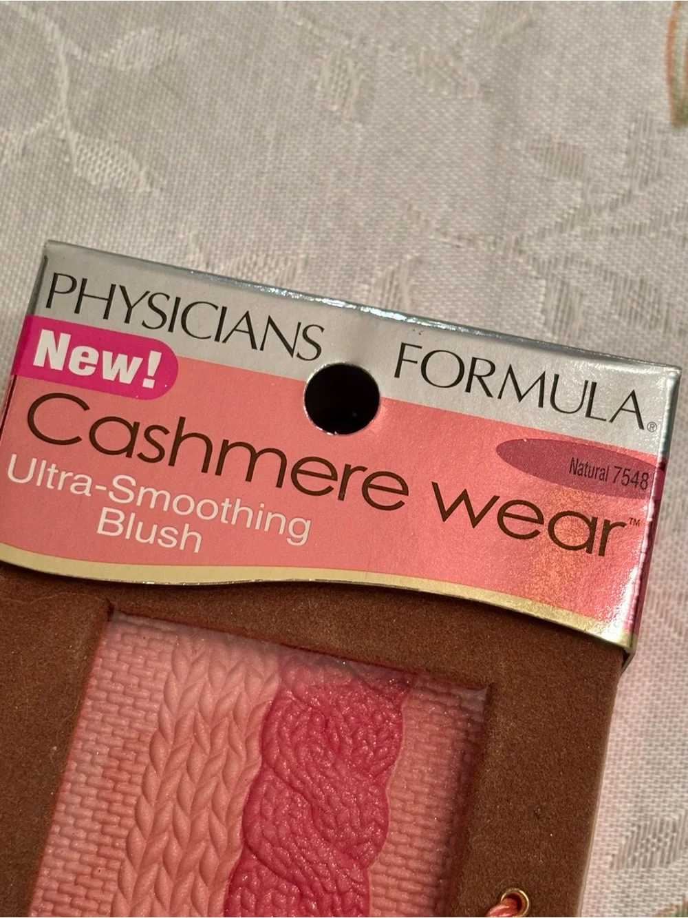 Physicians Formula Cashmere Wear Ultra-Smoothing Blush Natural Compact Brush NIB